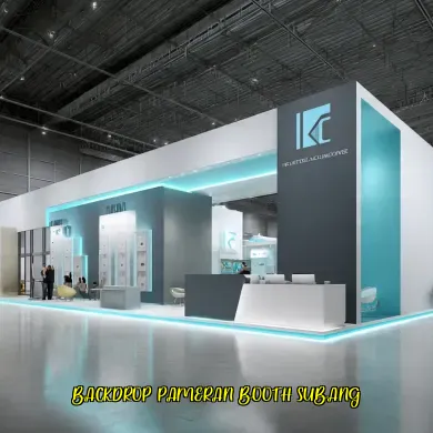 Backdrop Pameran Booth Subang